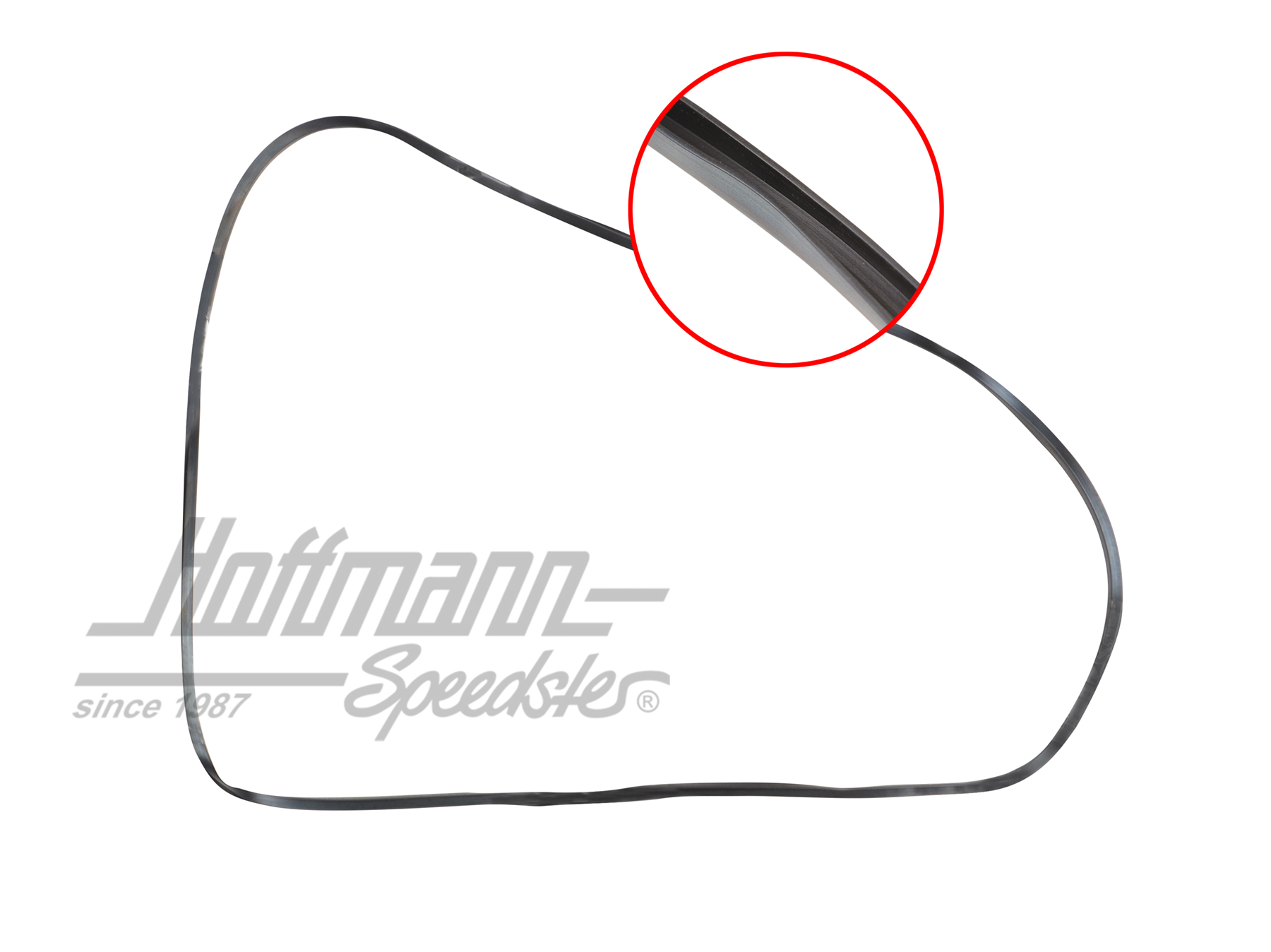 Seal, glass/frame, rear, -7.64 | 113 847 133 | 020-2258-26