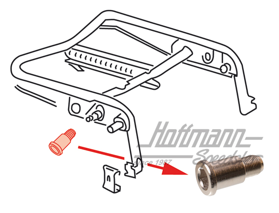 Screw, backrest, front, 8.72-7.75 | 371 881 953 | 055-7094-16