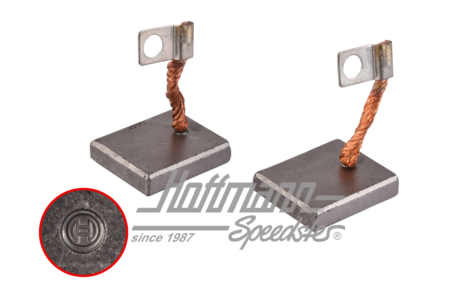 Carbon brush, 6/12 Volt, 8.66-, Bosch | 111 903 515 E | 020-1266-04