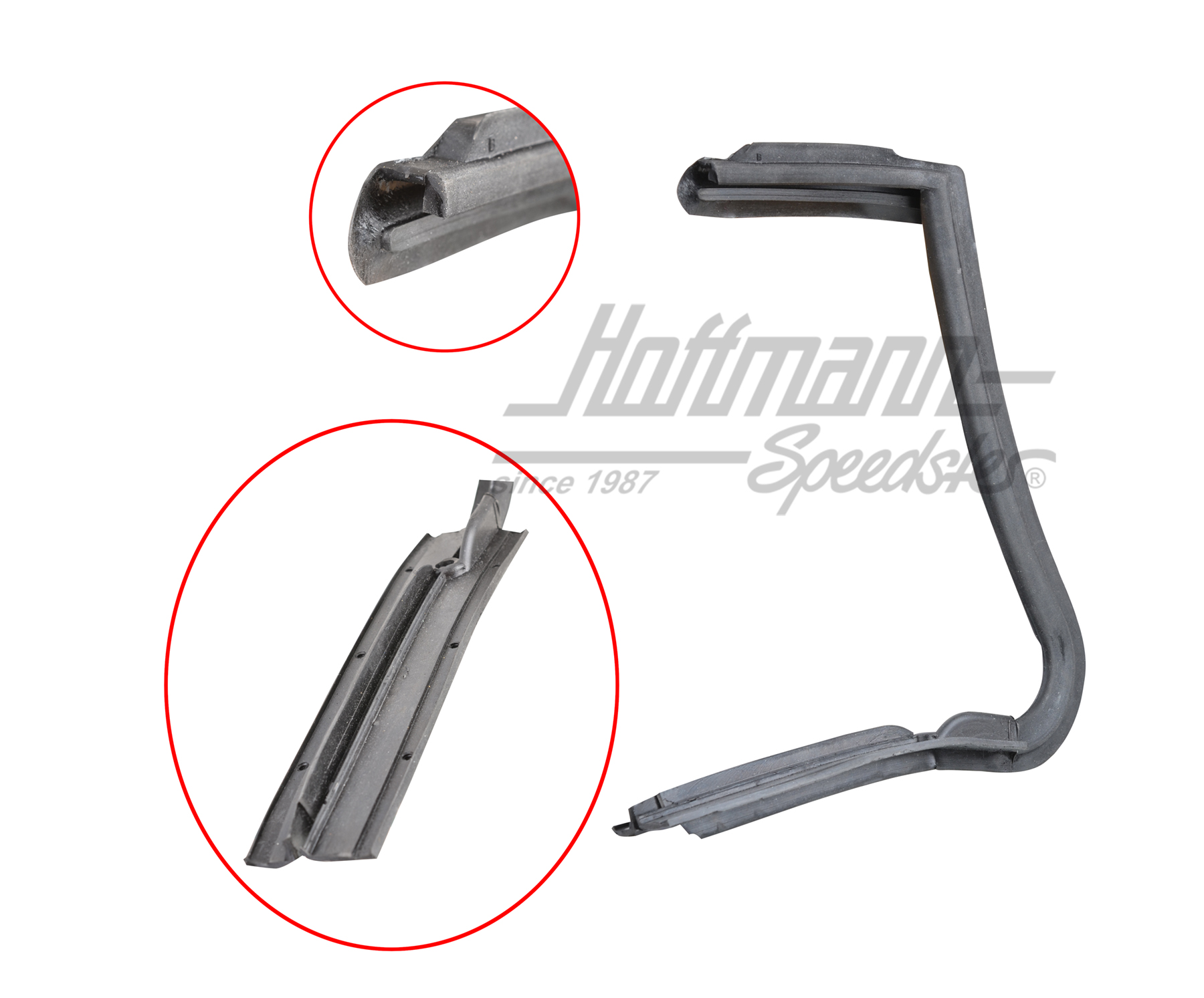 Vent-window seal, 10.52-7.64, right | 151 837 626 | 020-5052