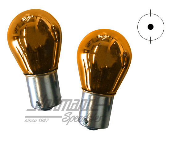 Turn indicator lamps, chrome vaporized, orange | 500264 YS0 | 020-4419-08