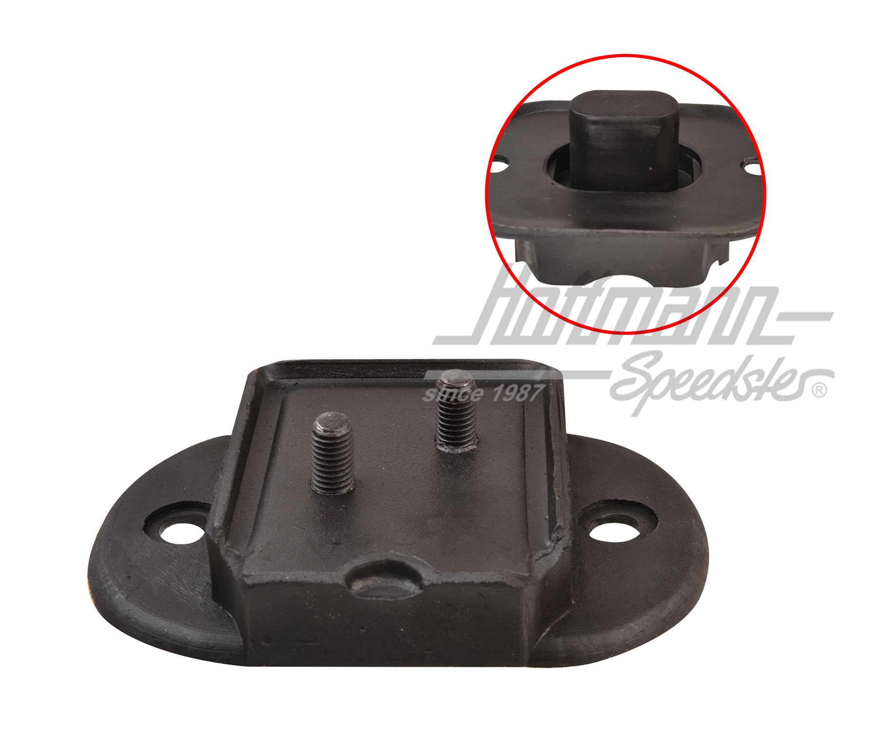 Gearbox mount, rubber/metal, front, 61-65 | 311 301 265 A | 020-0689
