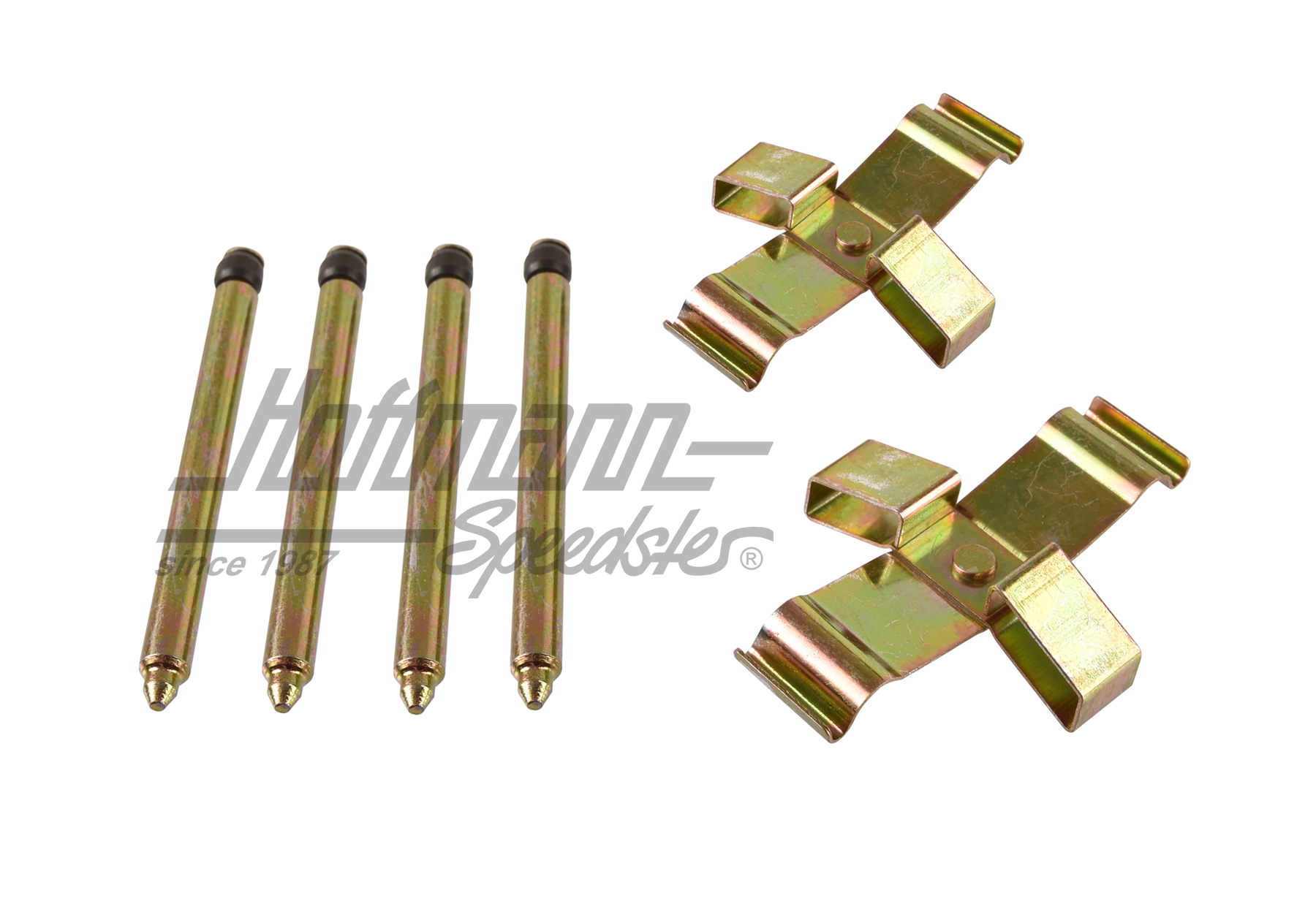 Mounting kit, brake pads, front, 64-68                                                              