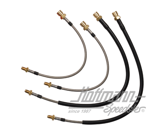 Brake hose set "Stahlflex", Porsche 356 A | -------------- | 510-2009