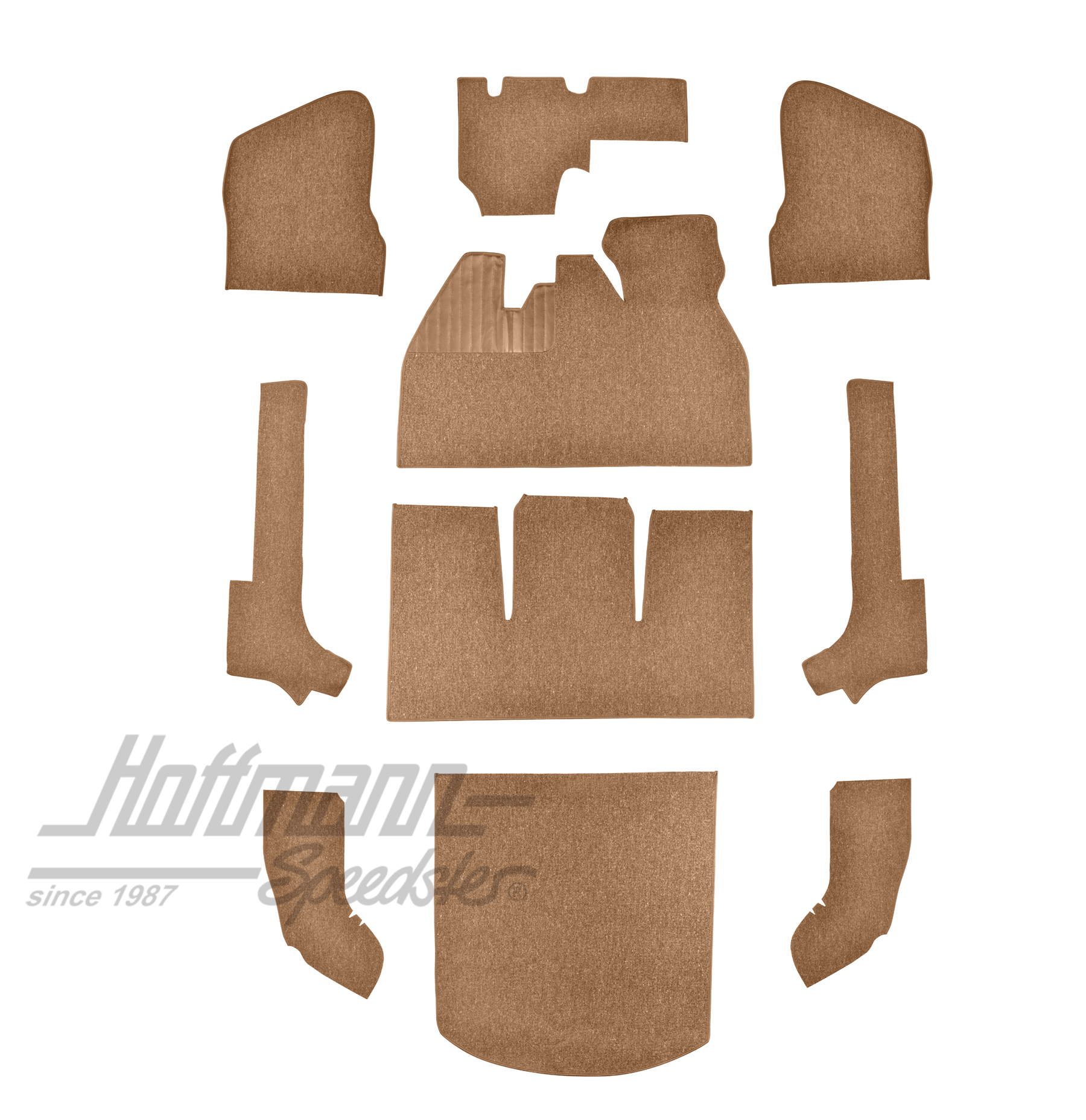 Carpet kit, Convertible, 56-64, hair yarn (10), beige |  | 026-5042-05