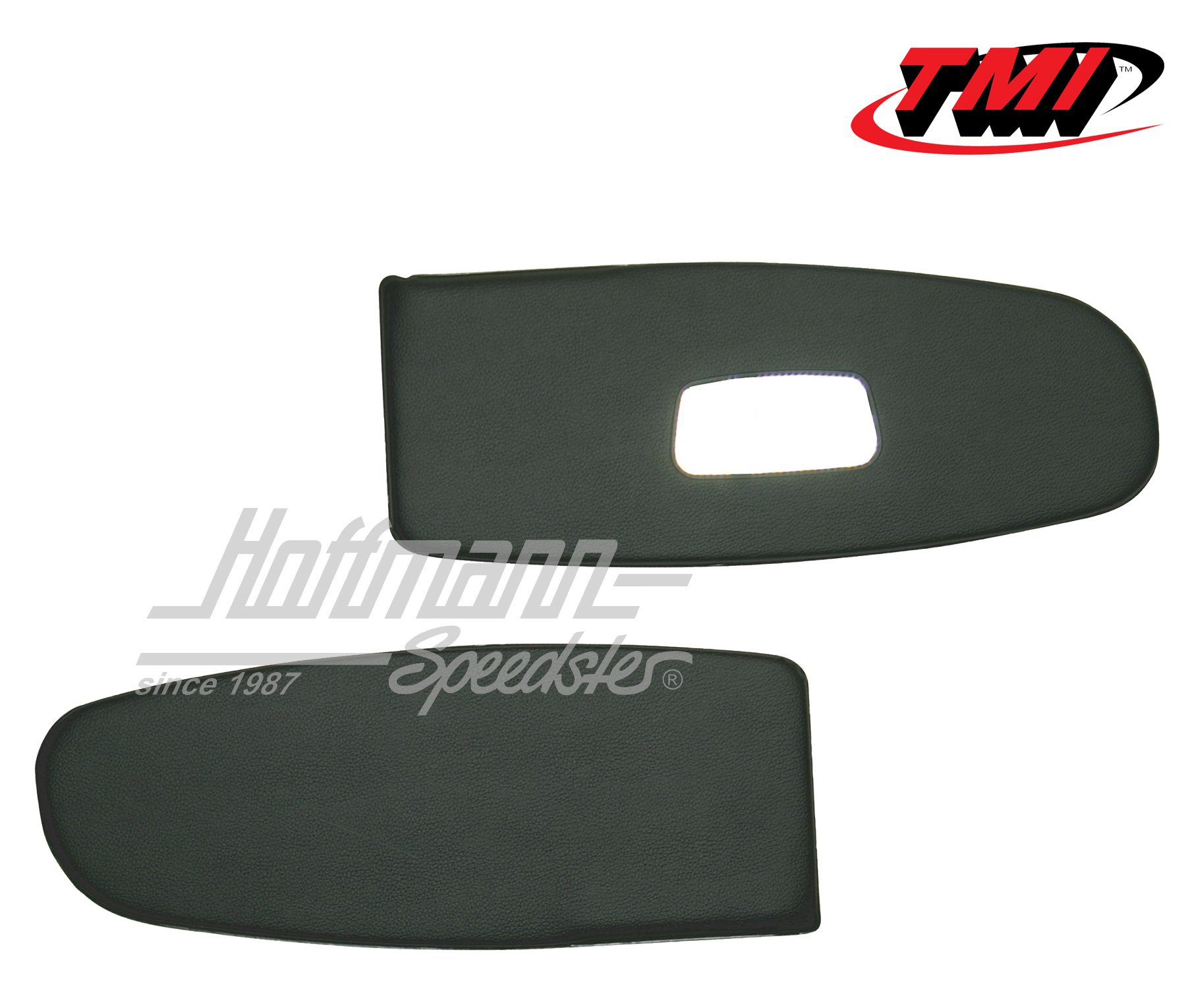 Sun visors, black, with mirror, 8.55-7.64 | 21-1513-211 | 066-0113-10