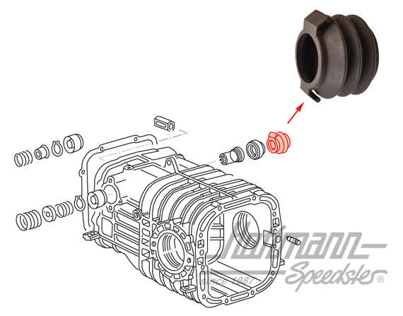 Boot, shift-lever shaft/transmission, .82- | 020 301 261 A | 315-1529