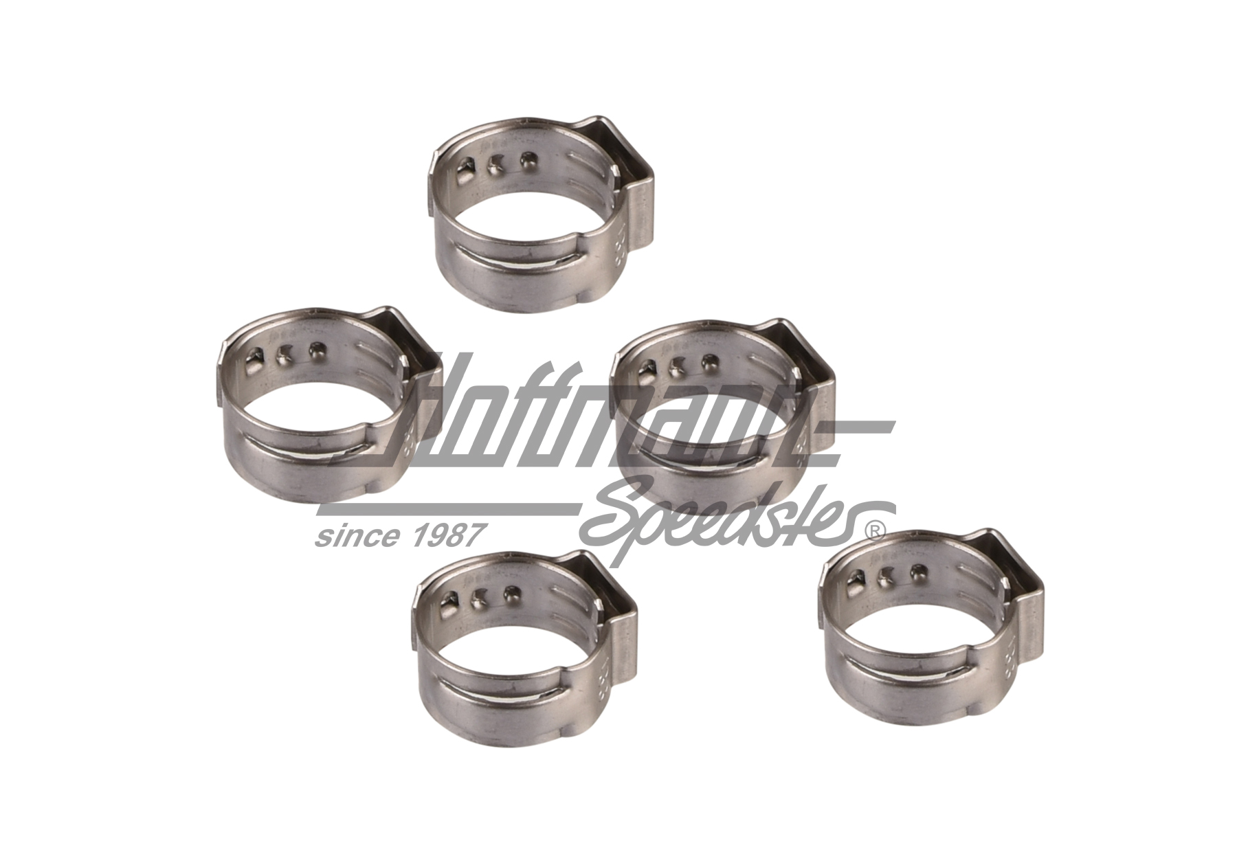 Single-ear clamps, adjustable, 10.8-13.3mm                                                          