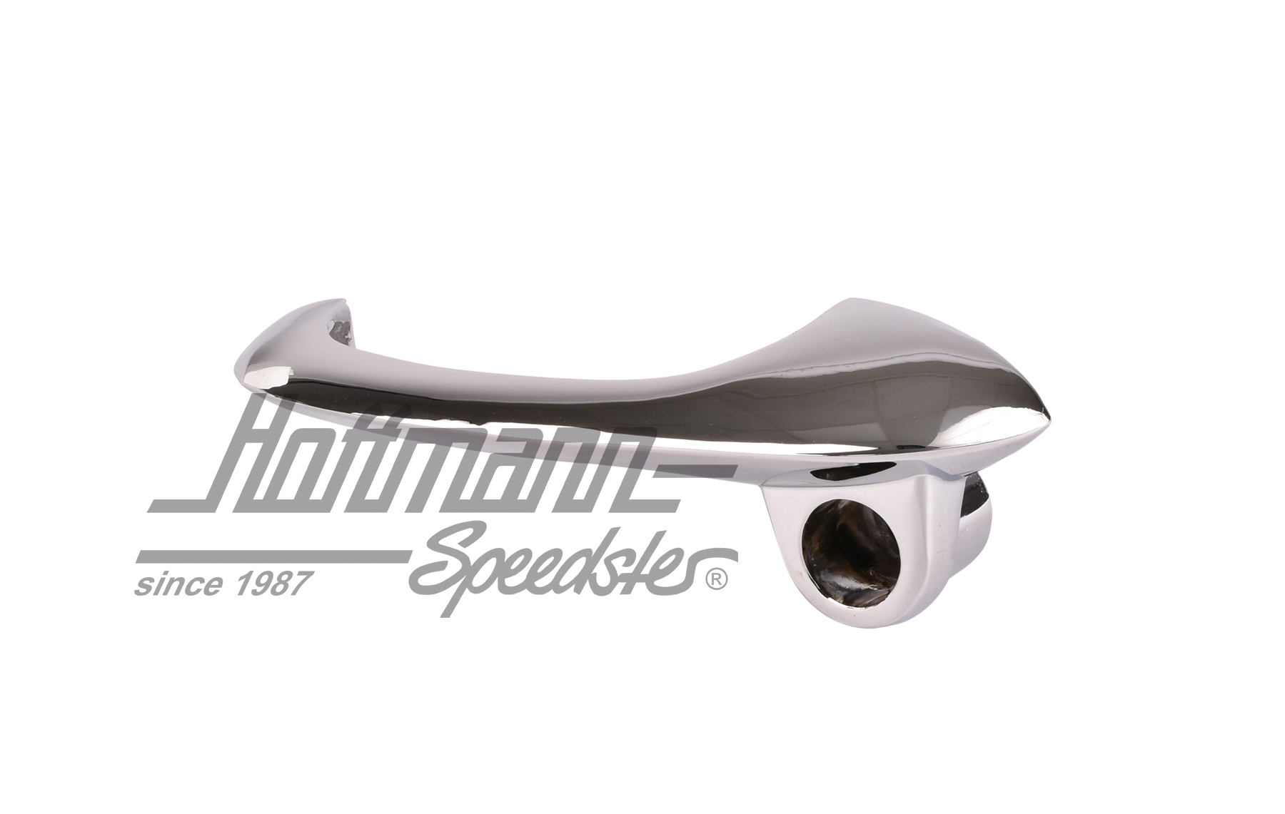 Door handle, bare, 8.63-7.67, chromed, left | 141 837 205 A | 060-6120-01