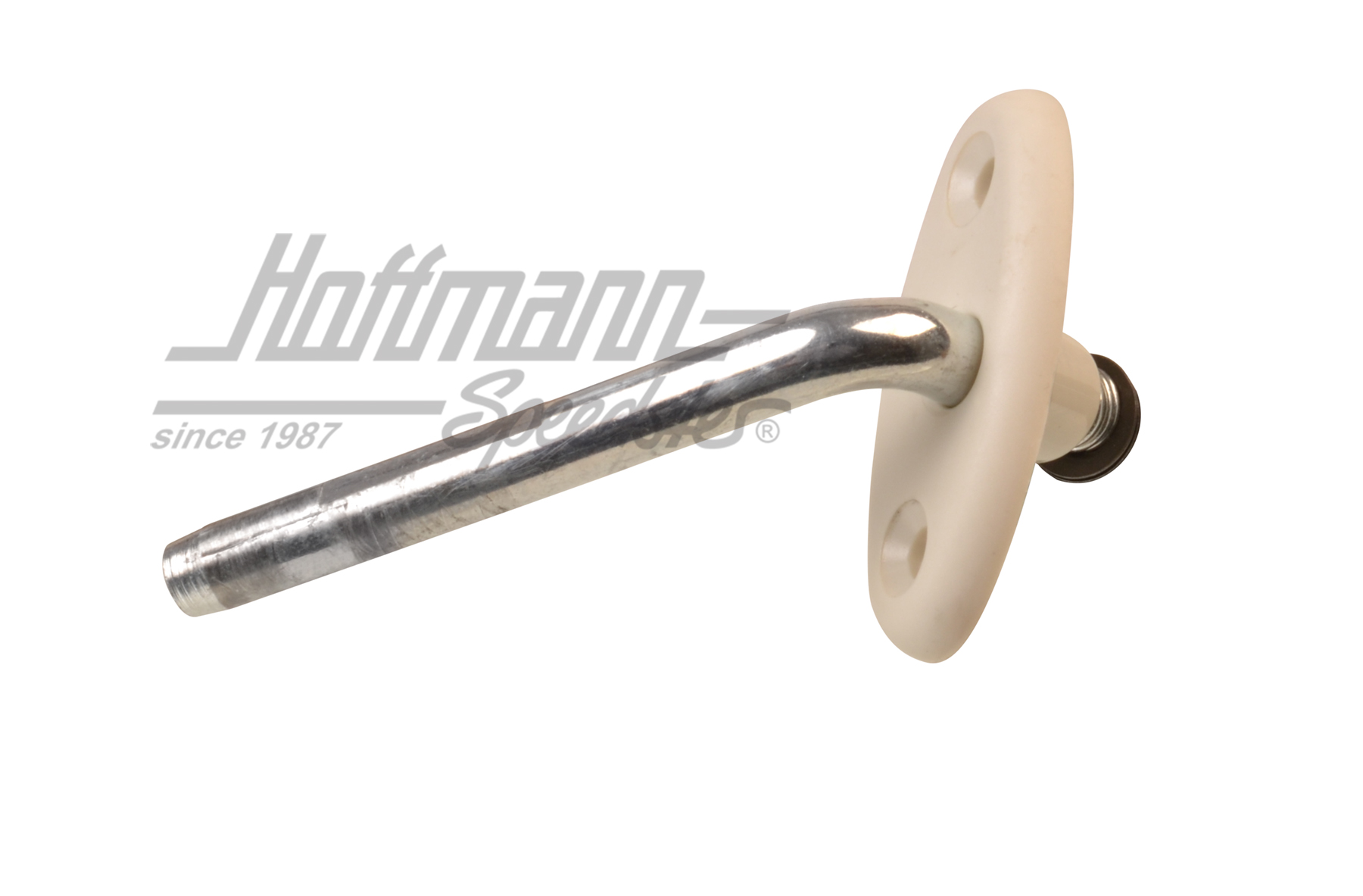 Sun visor retainer, 64-74, right, white | 141 857 560 B | 066-0108-32