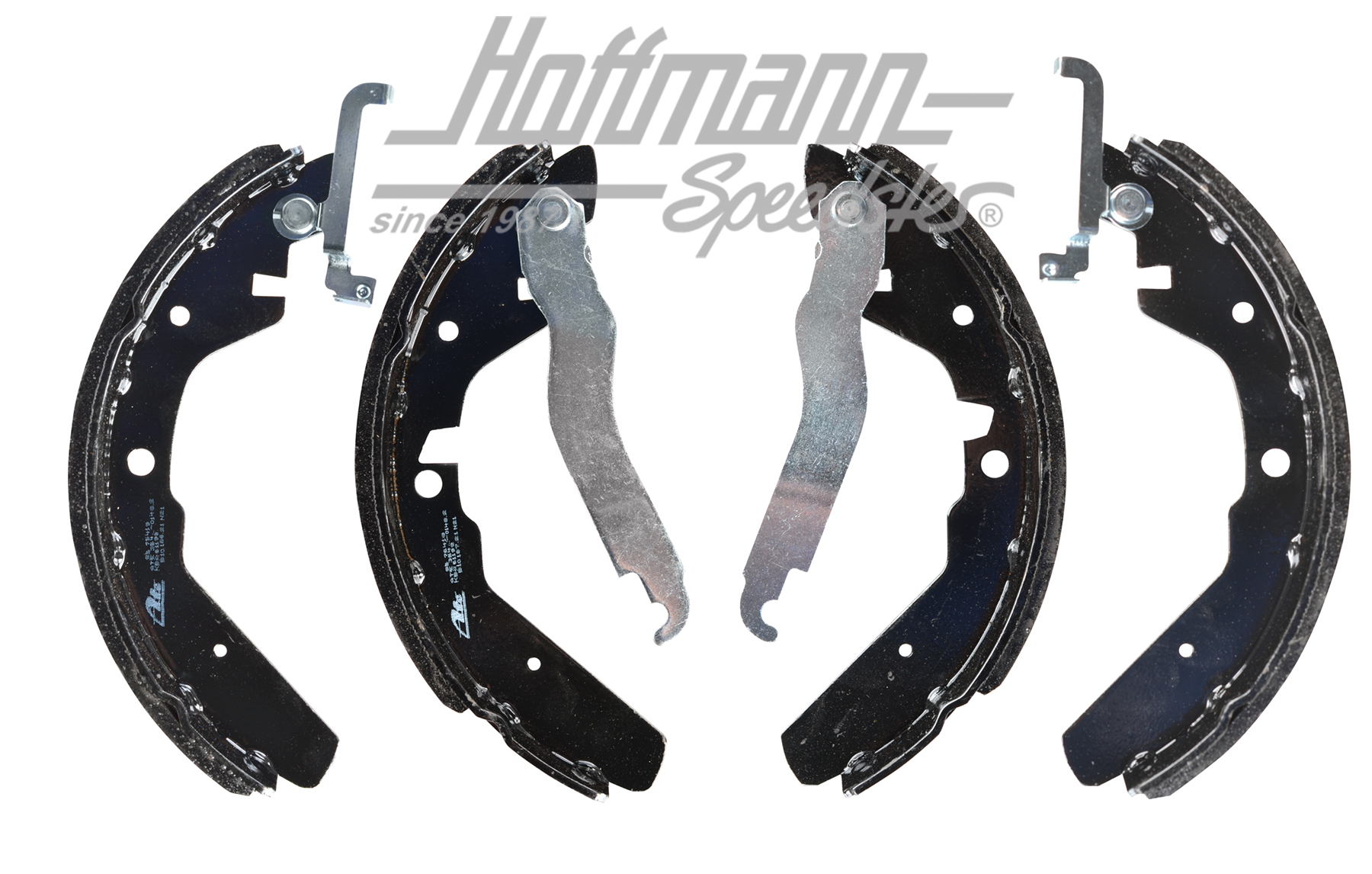 Brake-shoe set, rear, Bus T3, 5.79-7.92, ATE | 251 698 531 L  ATE | 325-3500-10