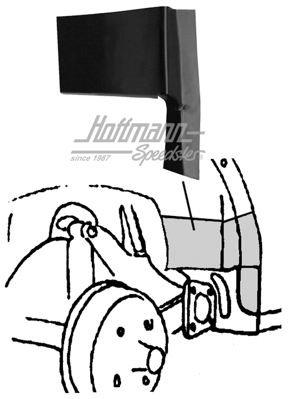 Front splash panel, rear wheel, right | --- --- --- | 050-2342