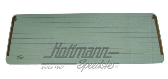 Rear window, heatable, green, Bus T3 (double cab) | 245 845 501 A | 380-1020