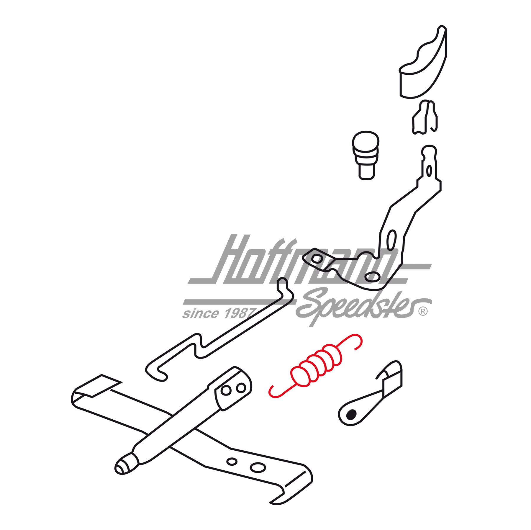 Spring, seat adjustment, 8.72-7.75                                                                  