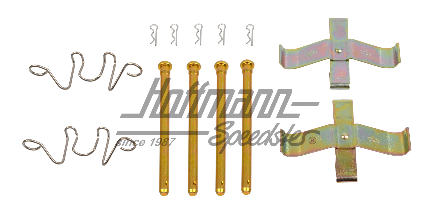 Mounting kit, brake pads, rear                                                                      