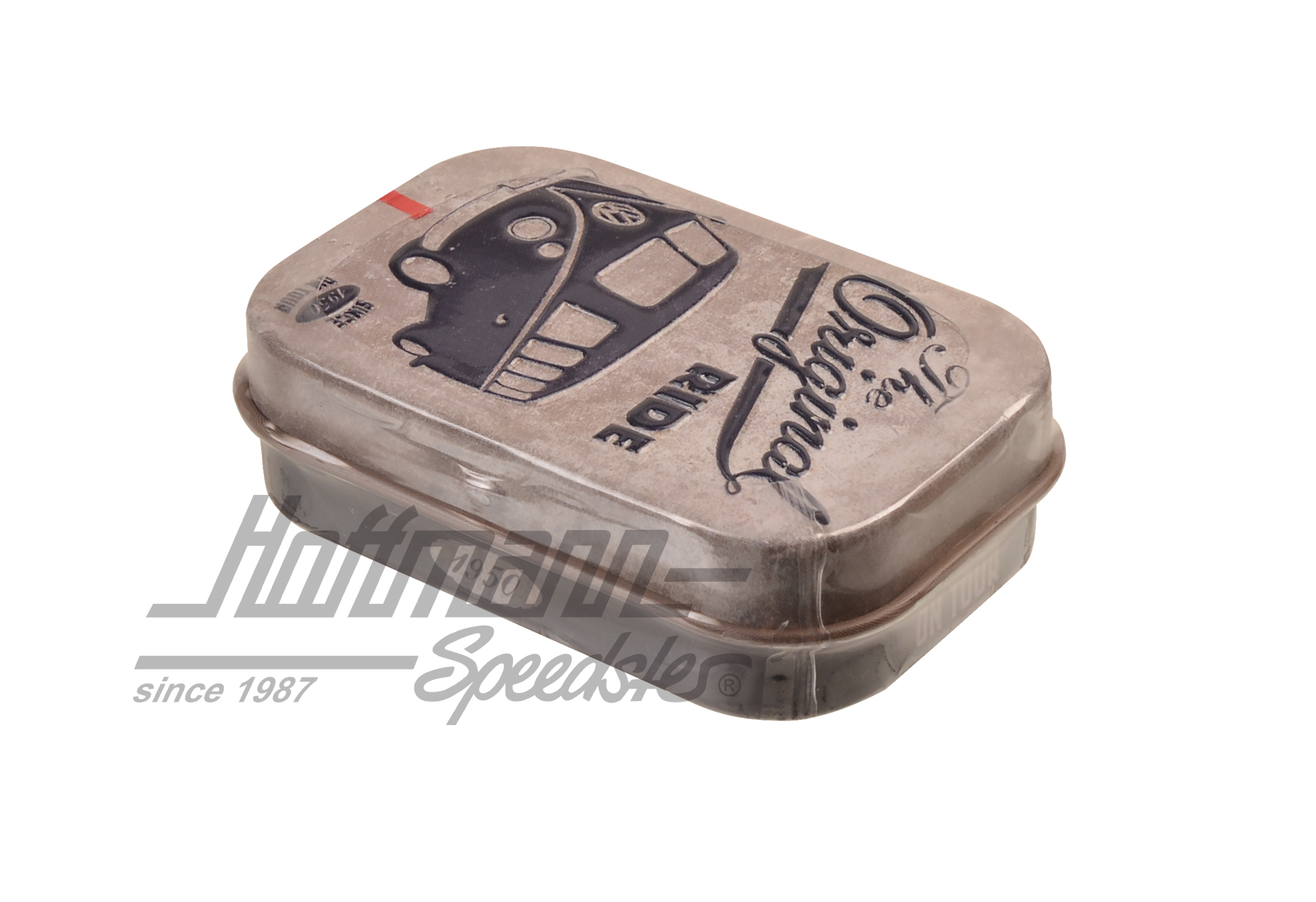 Tin of mint candies, Bus T1, The Original Ride                                                      