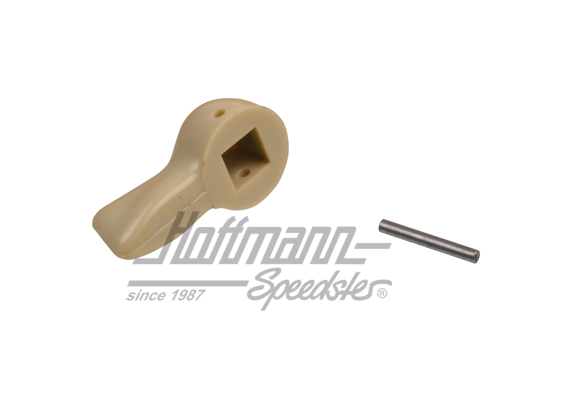 Door lock pull, hinged door, ivory                                                                  