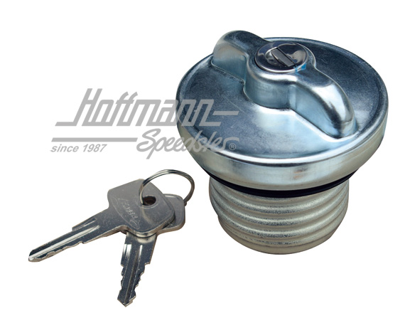 Fuel-tank cap, 70-/72-, lockable, metal | 321 201 551 H | 020-2127