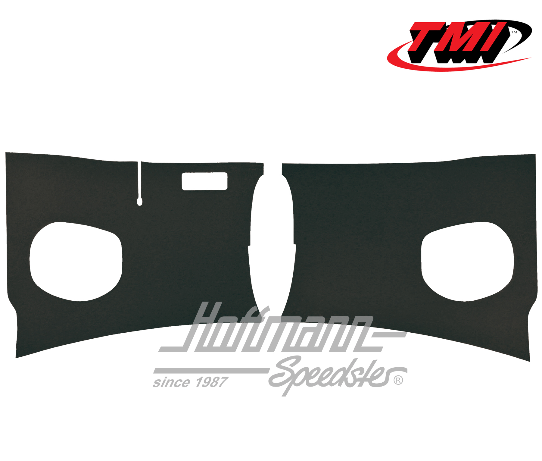 Front wall trims, 55-60, black | 10-2146-11 | 098-0560-01