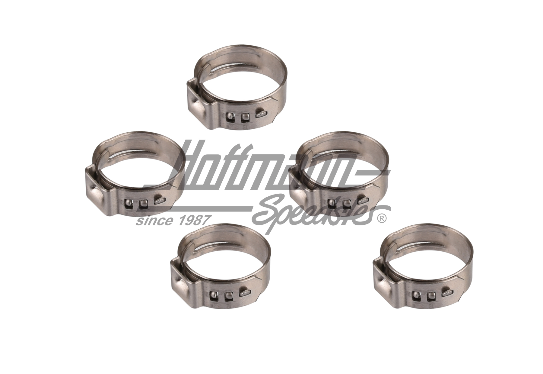 Single-ear clamps, adjustable, 15-17.5mm | --- --- --- | 020-0505-28