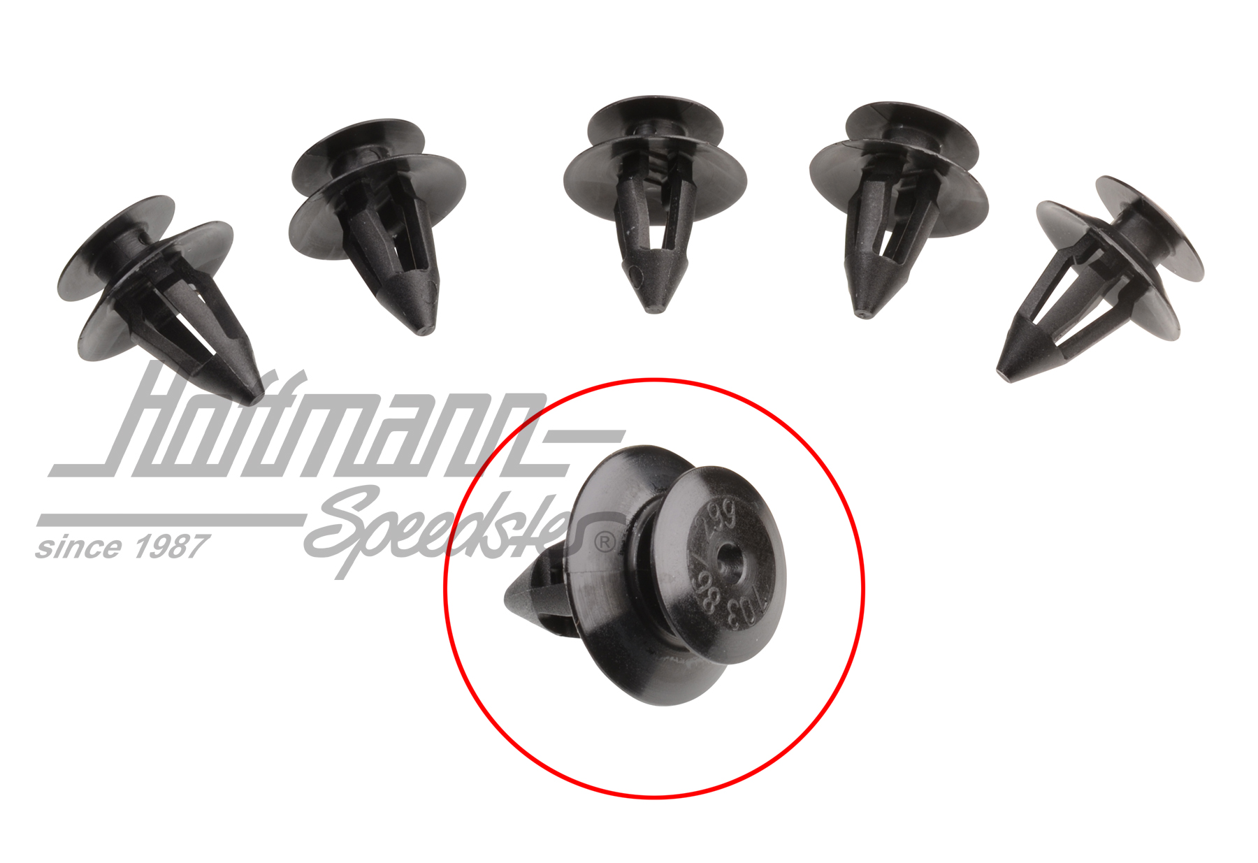 Clip, trim panels, rear (set) | 703 867 299 | 408-2890-20