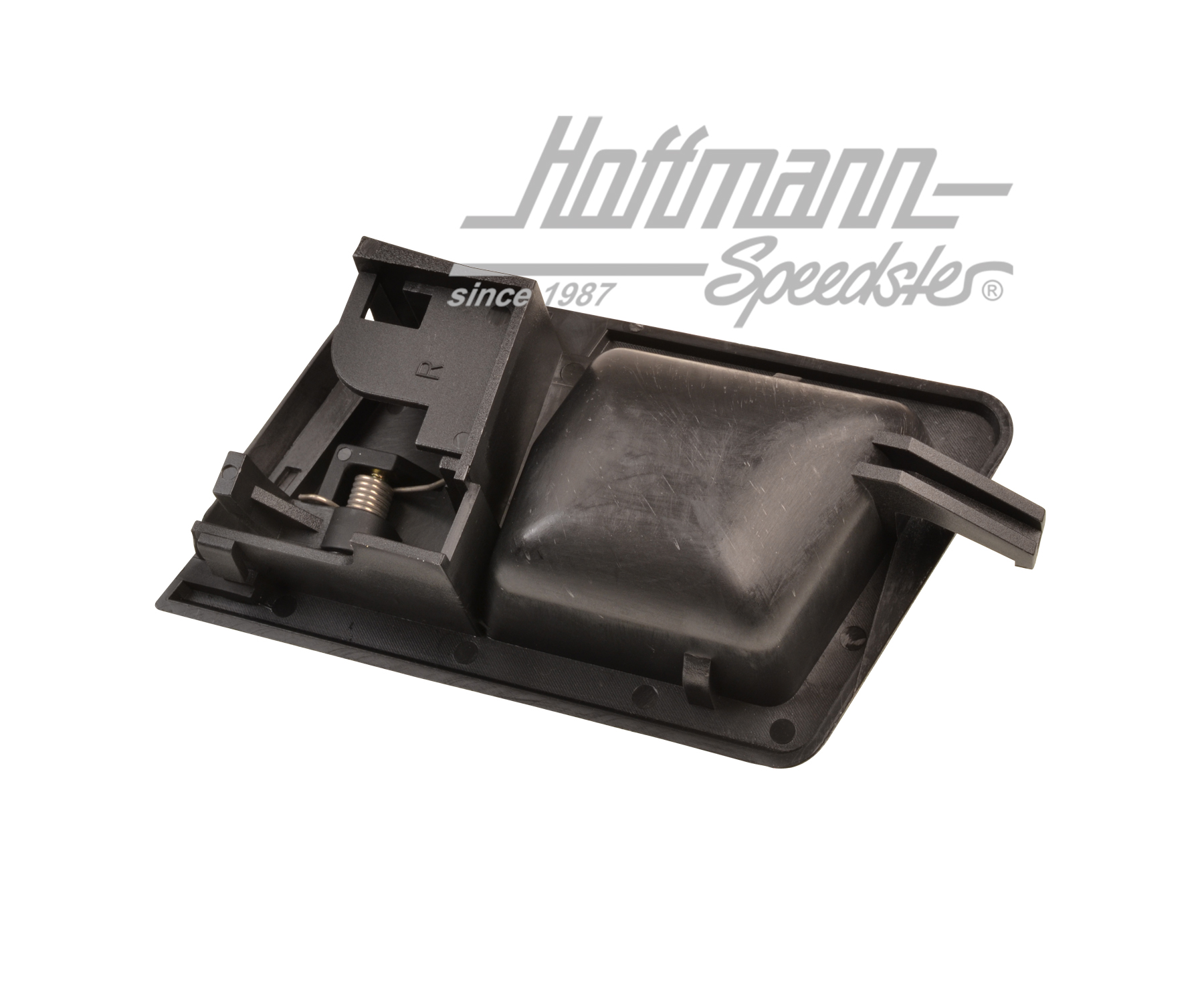 Door opener, inner, Bus T4, right, black                                                            