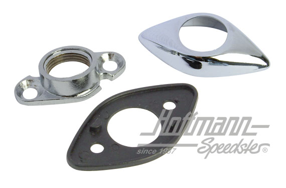 Attachment kit, rear-view mirror, left/right, 65-74 | 143 857 000 | 060-6115