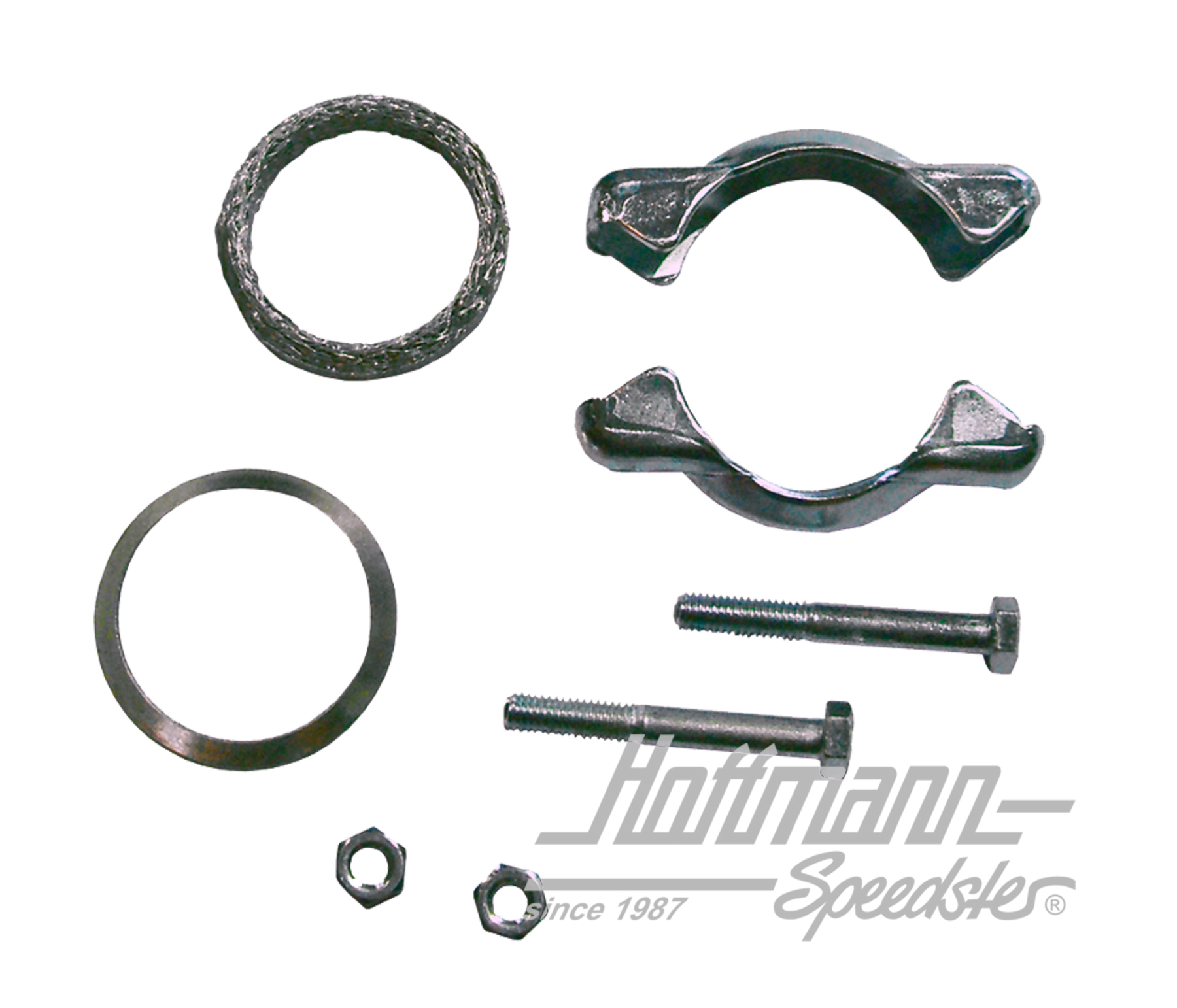 Mounting kit, heat exchanger/tailpipe, 35mm | 111 298 051 A | 020-3509