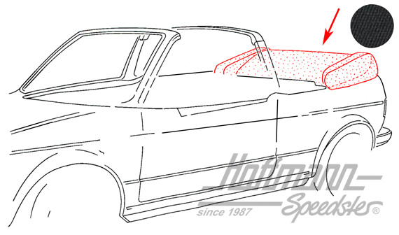 Dust cover, 1.79-7.81, leatherette, black |  | 180-4920-10