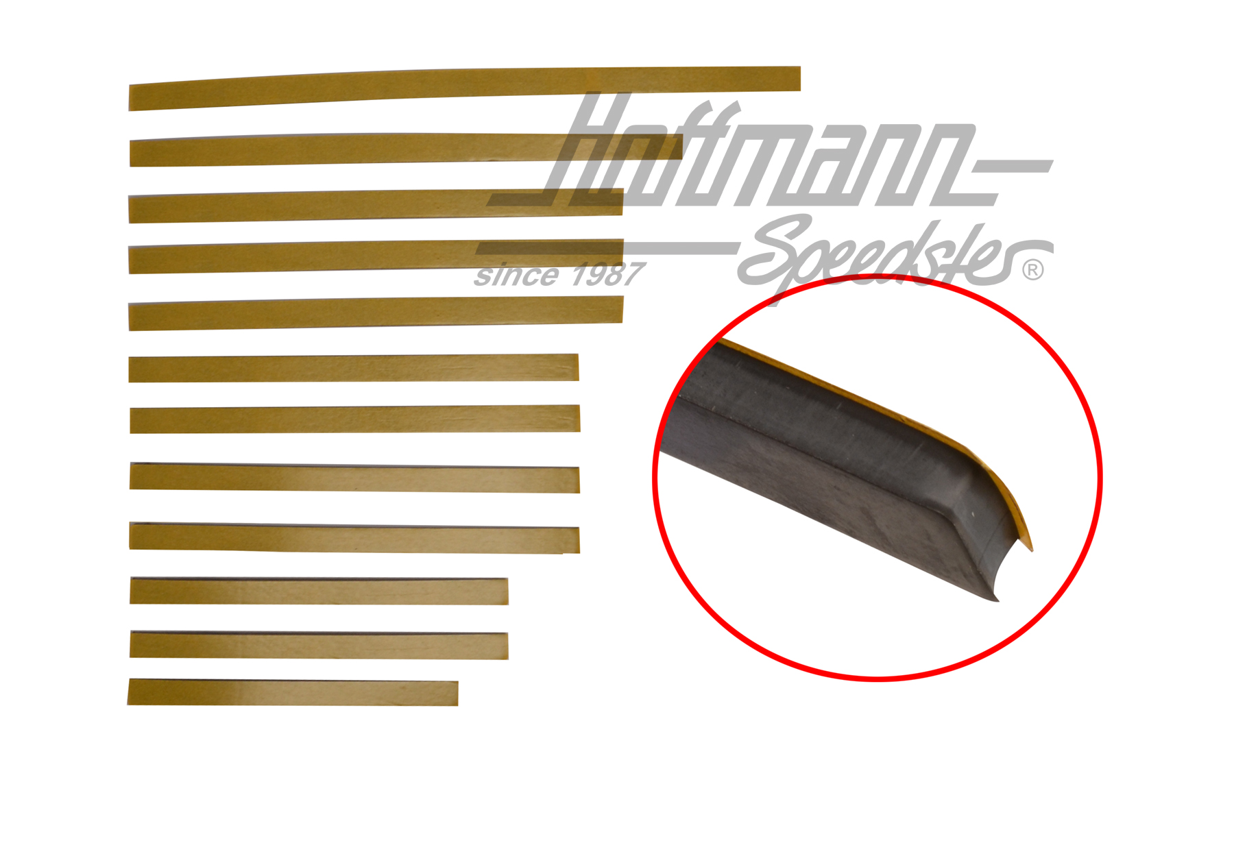 Gasket set, door panels, front, Bus T4 | 701 867 225 D | 408-1420