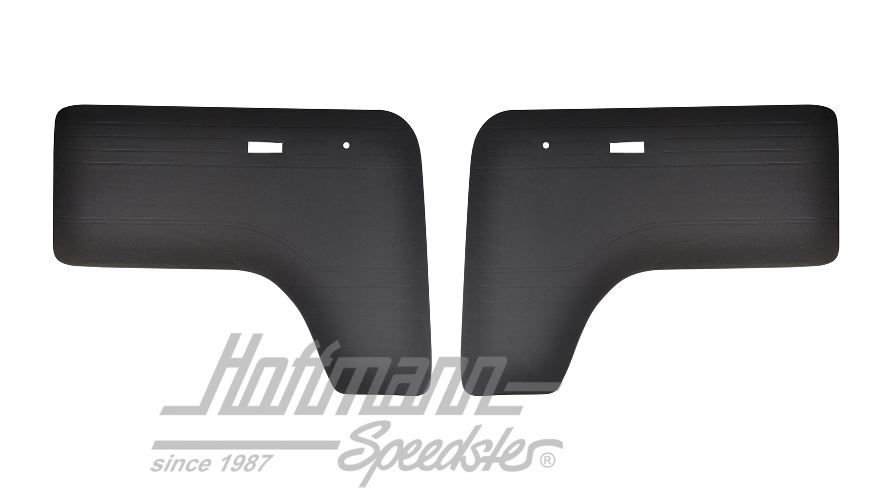 Door panels, front, Bus T2, 67-79, black | 211 898 320 | 098-0803