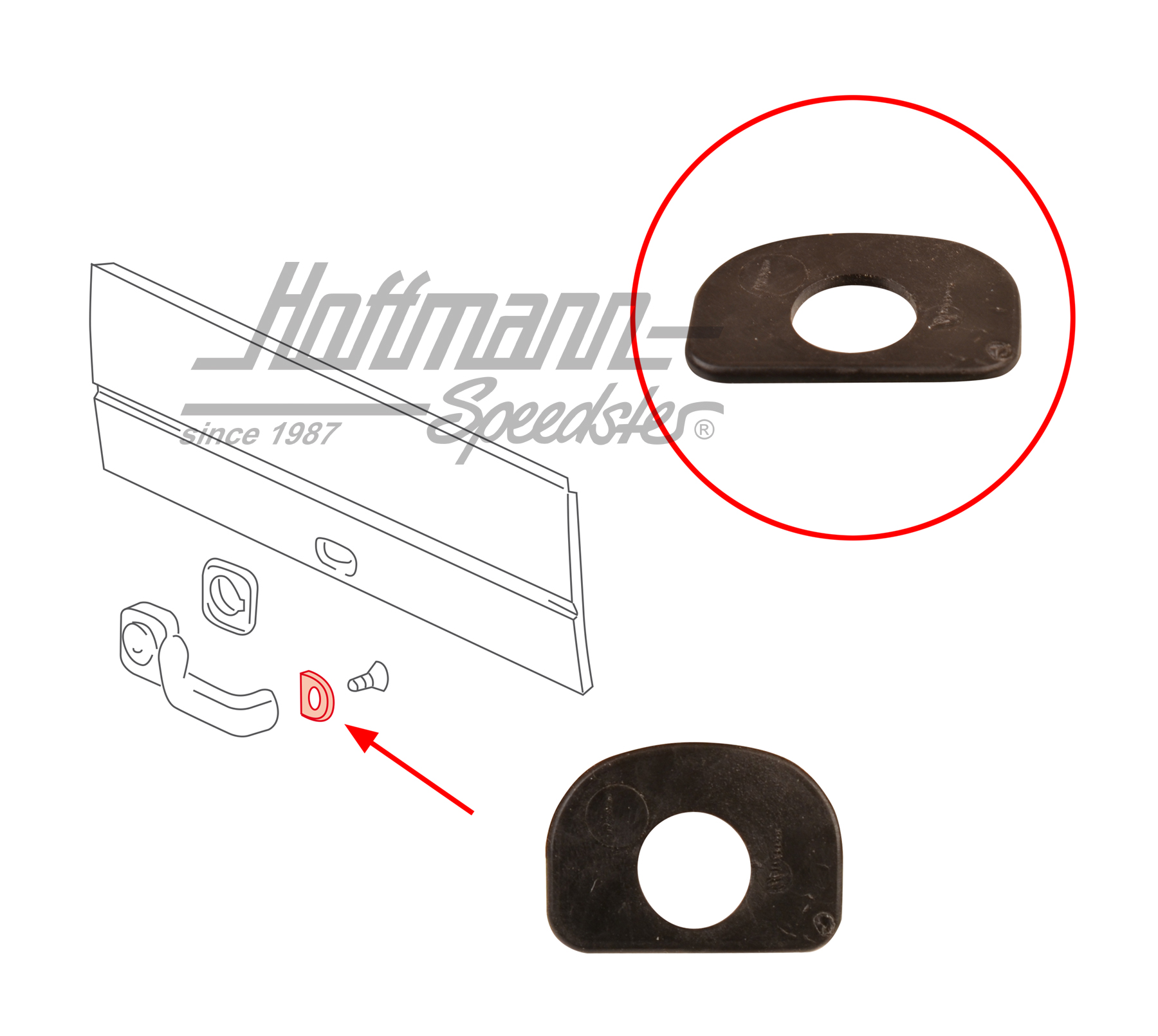 Support, handle, stowage-space flap
 (small) | 245 829 570 | 350-3010
