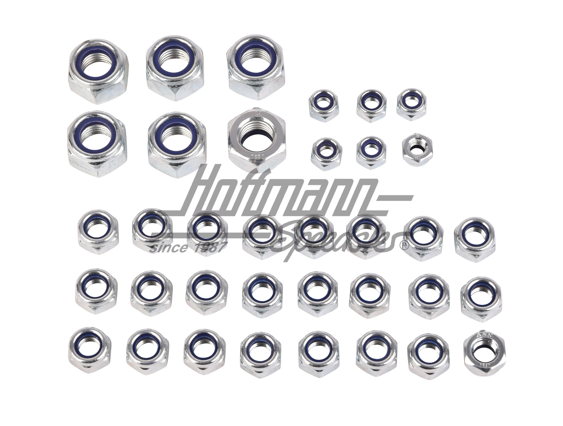 Stop nut set, engine case Type 1, 8.60- | --- --- --- | 020-0270-10