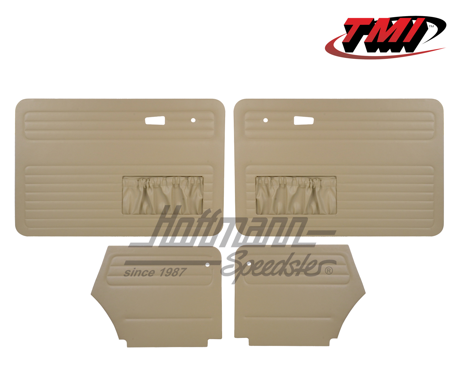 Door panels, Beetle Convertible, 8.72-, beige | 10-1330-14 | 055-7585