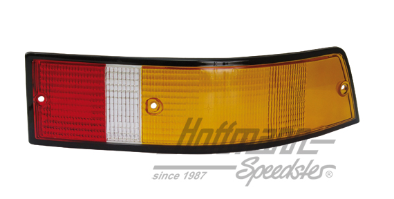 Tail-light lens, yellow/white/red, 911, 72-89, right | 911 631 950 00 | 580-2612