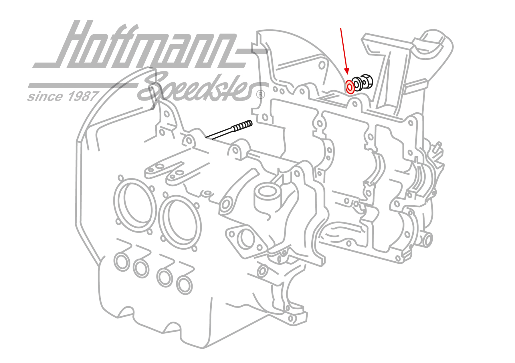 Seal, screw/crankcase, -12.62                                                                       