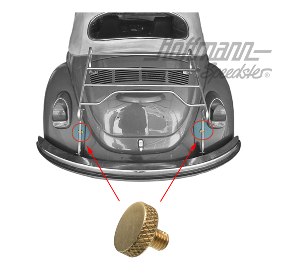 Knurled-head screw, rear luggage rack |  | 020-3008-99