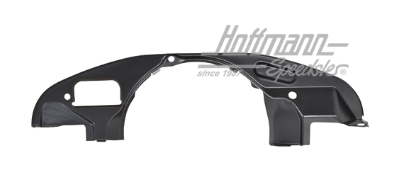 Engine tin, front, black, 8.70-, with doghouse | 113 119 517 | 010-1480-10