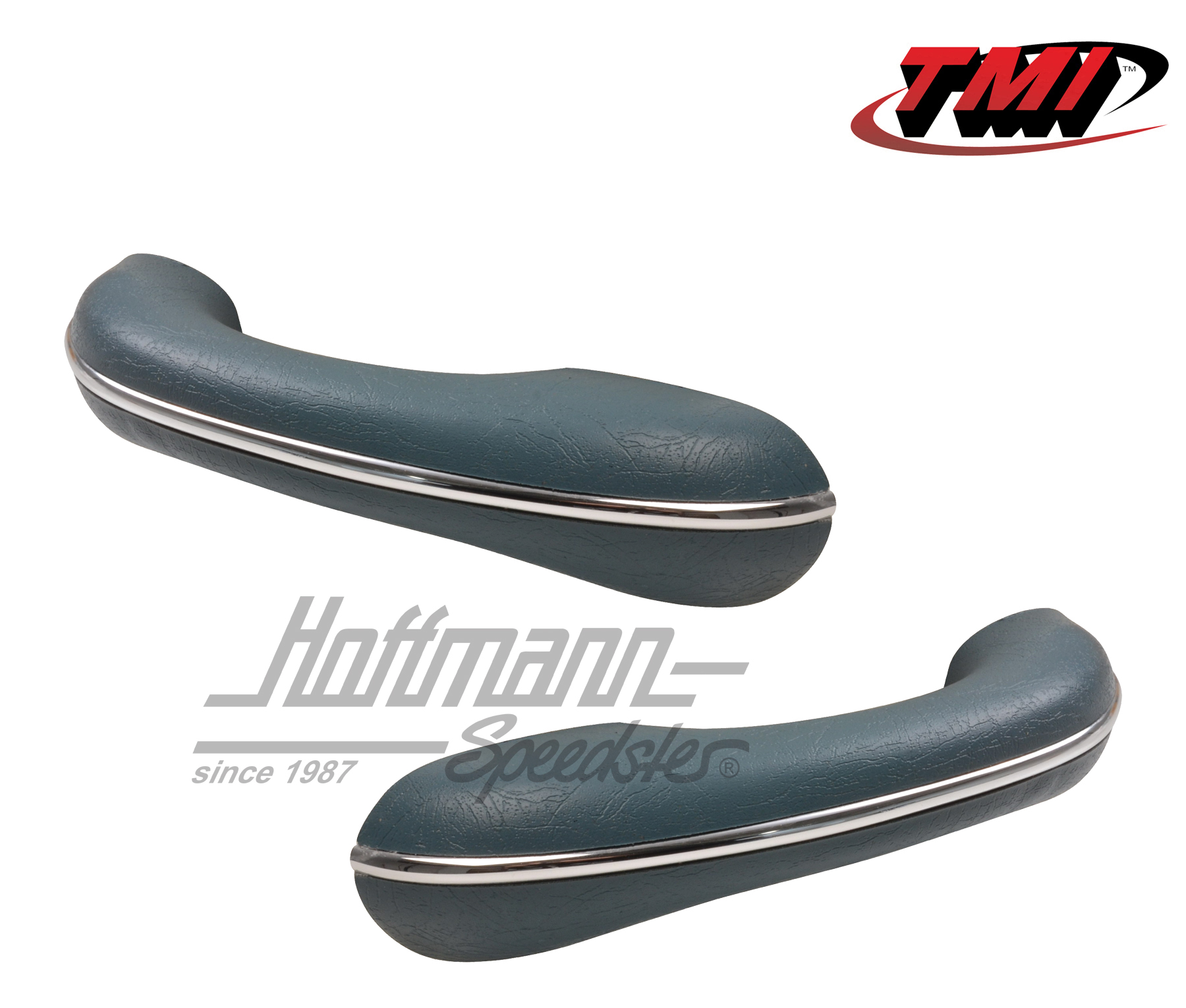 Armrests, 8.54-7.67, water blue, left/right | 16-1613-24/16-1612-24 | 055-7429