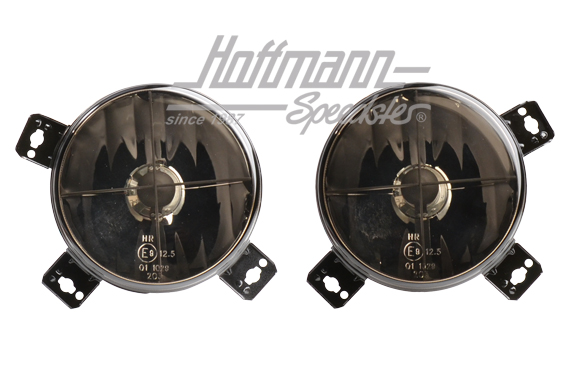 High-beam headlight, Golf 2/Convertible, black | HVG203BX | 190-3995