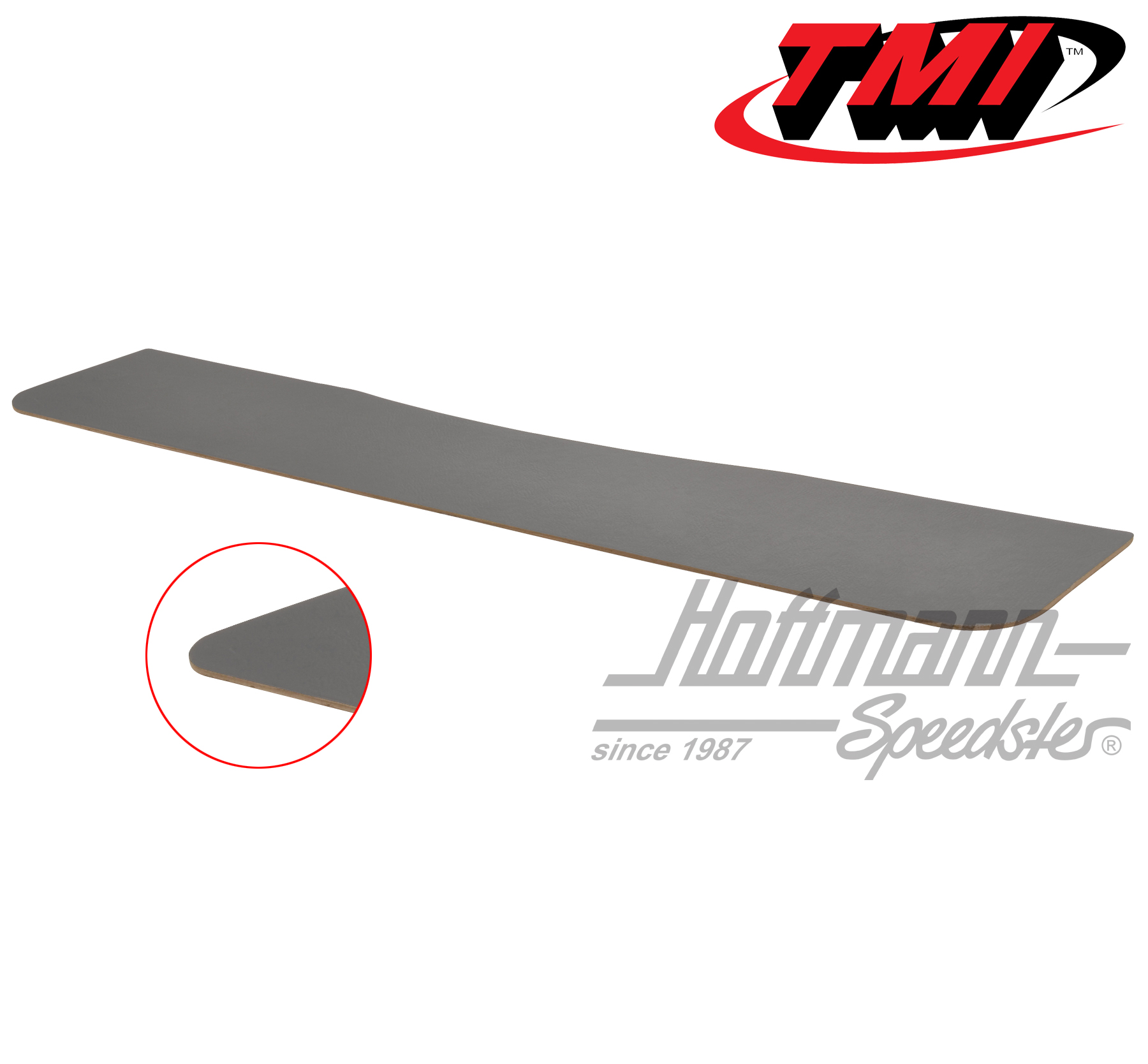 Bench backing panel, upper, -.62, grey | 10-2139-16 | 098-0714-03