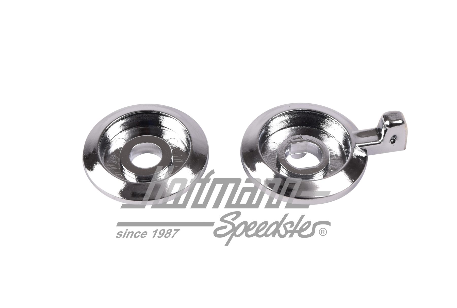Knob set, Blaupunkt radio, chromed | MC018801 | 020-2000-70