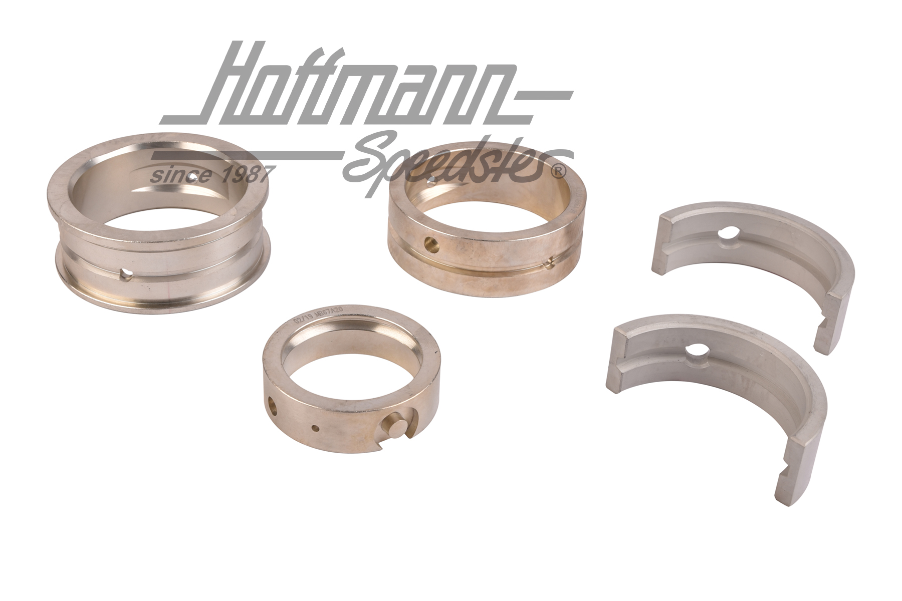 Main bearing set, 0.50/0.50/thrust 21mm, steel | 111 198 475 OS | 010-0147-10