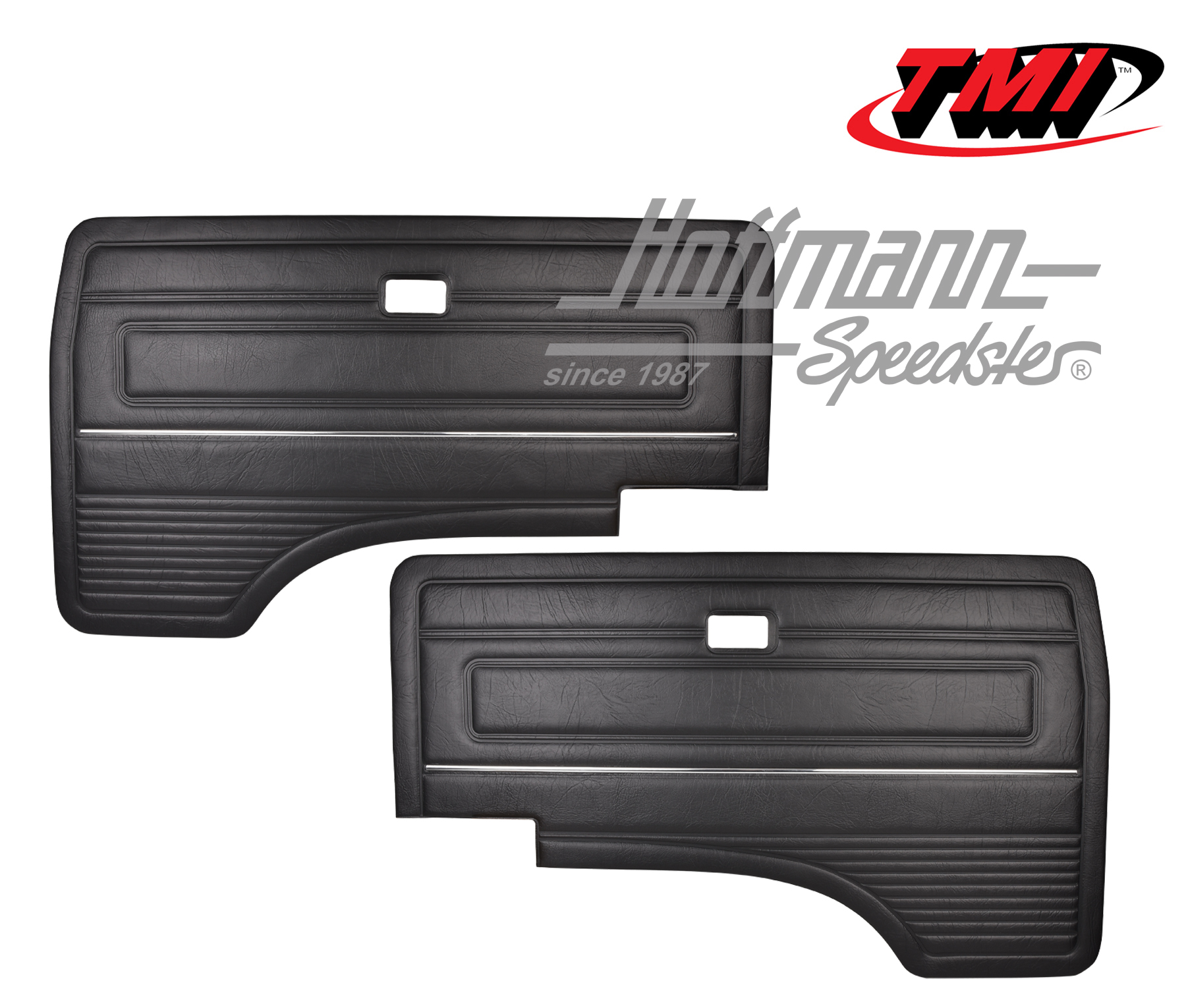 Door panels, front, Bus T3, black | 10-2501-81 | 395-1152-01