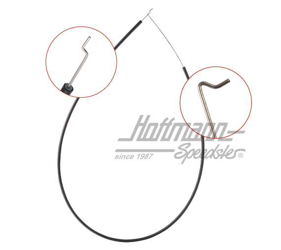 Pull, heater valve, 920mm | 251 265 473 A | 320-3680