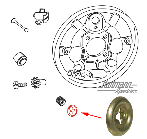 Spring plate | 113 609 289 | 020-4072