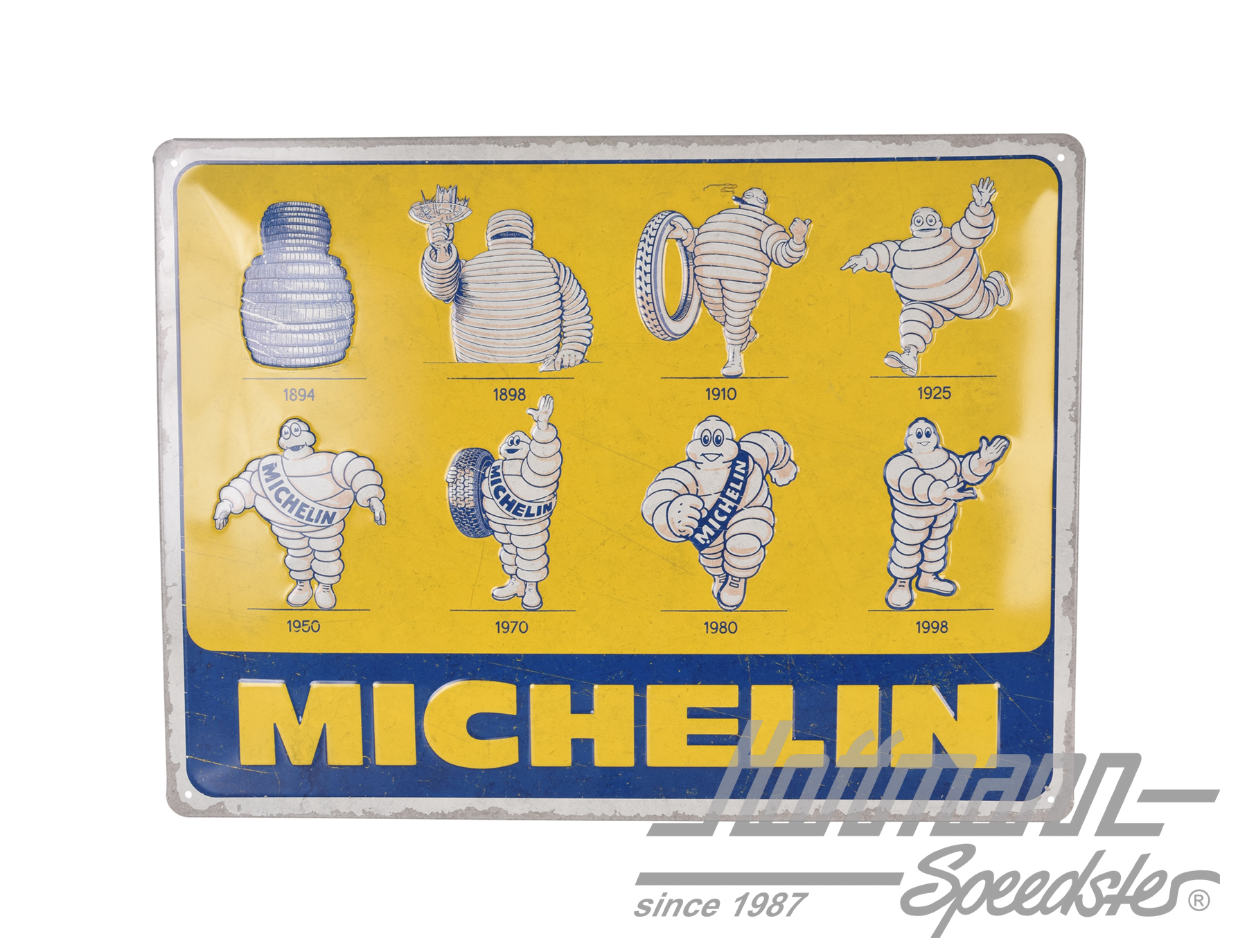 Metal sign, Michelin, Logo-Evolution | 23359 | 021-0177-63