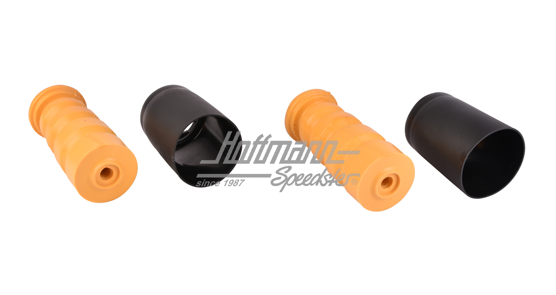 Rubber bump set, rear, Golf 2                                                                       