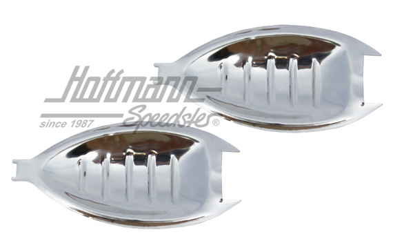 Door handle guards, stainless steel, 8.59-7.67 | --- --- --- | 020-2049