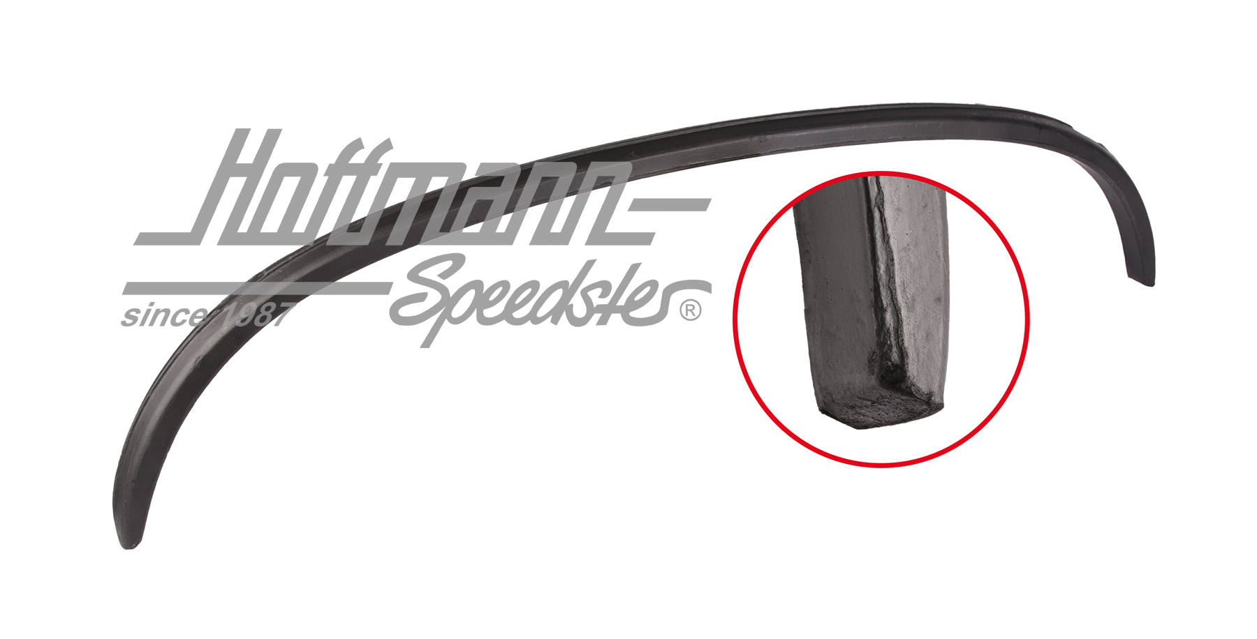 Bow, over rear window, 8.71- (plastic) | 151 871 093 CK | 020-4609-08